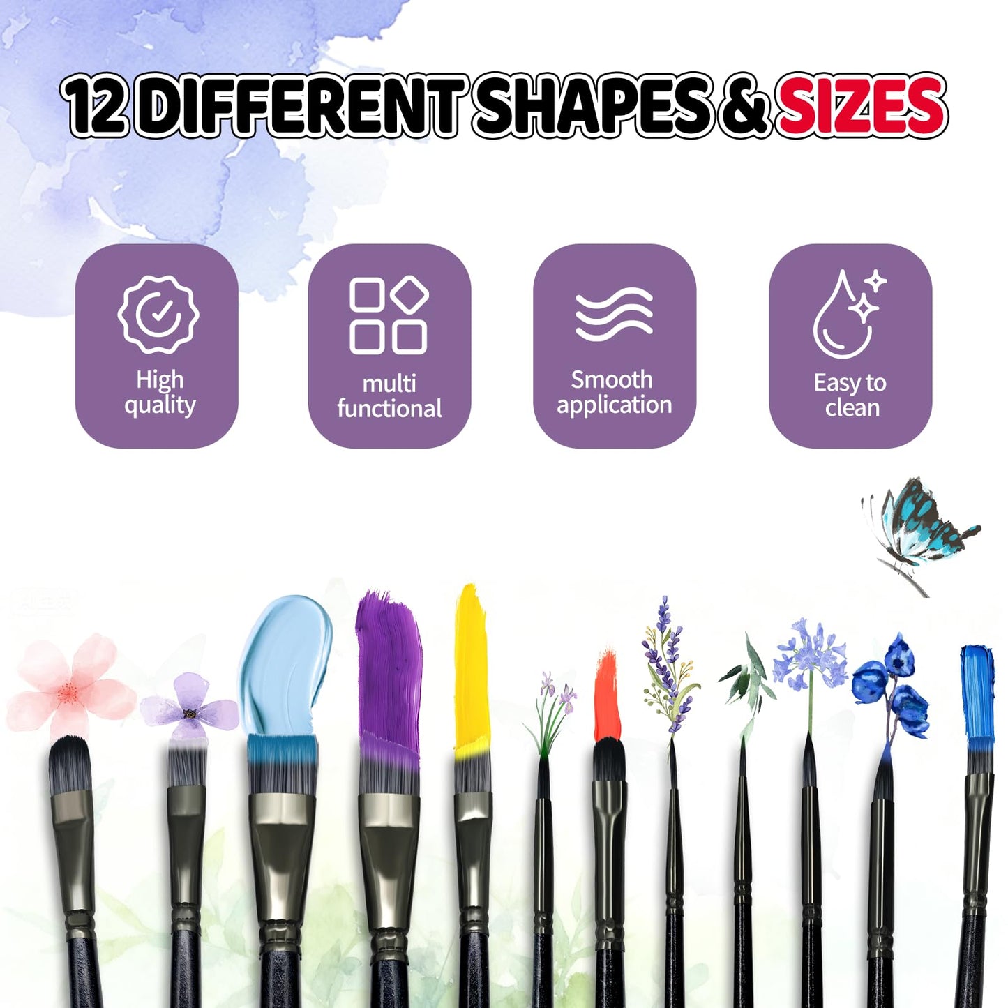 Professional Face Painting Kit, 54 Colors Water Activated Face Paint Makeup Kit with Stencils, Gems, Brushes for Halloween, Carnival, Cosplay, Party Beauty & Personal Care Psittazze
