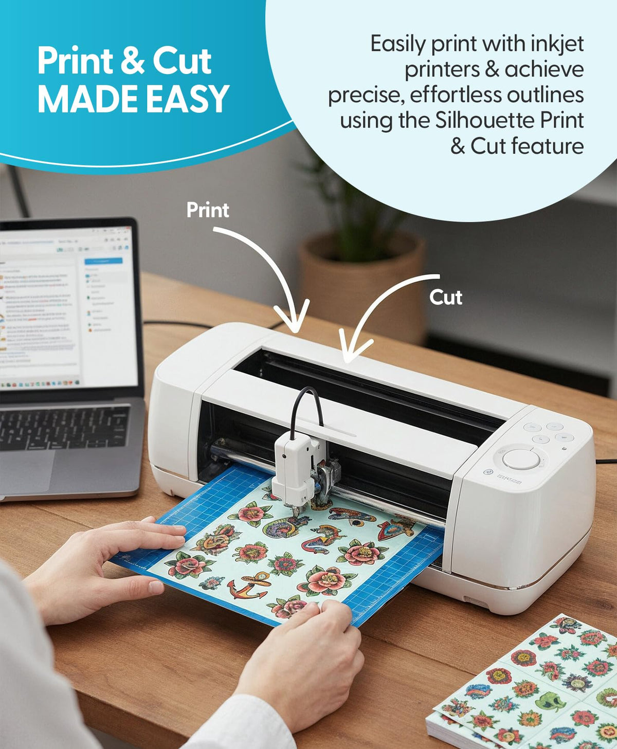 Silhouette America Temporary Tattoo Paper for Inkjet Printers