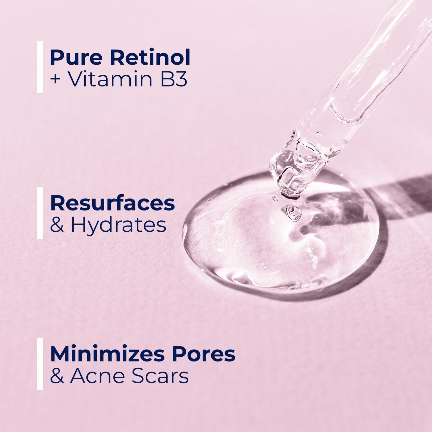 Resurfacing Retinol Serum for Face with Vitamin B3 - Retinol Total Package Serum for Anti Aging, Wrinkles, Fine Lines, Acne Scar and Sun Spots for a Beauty & Personal Care Pharmlitalia