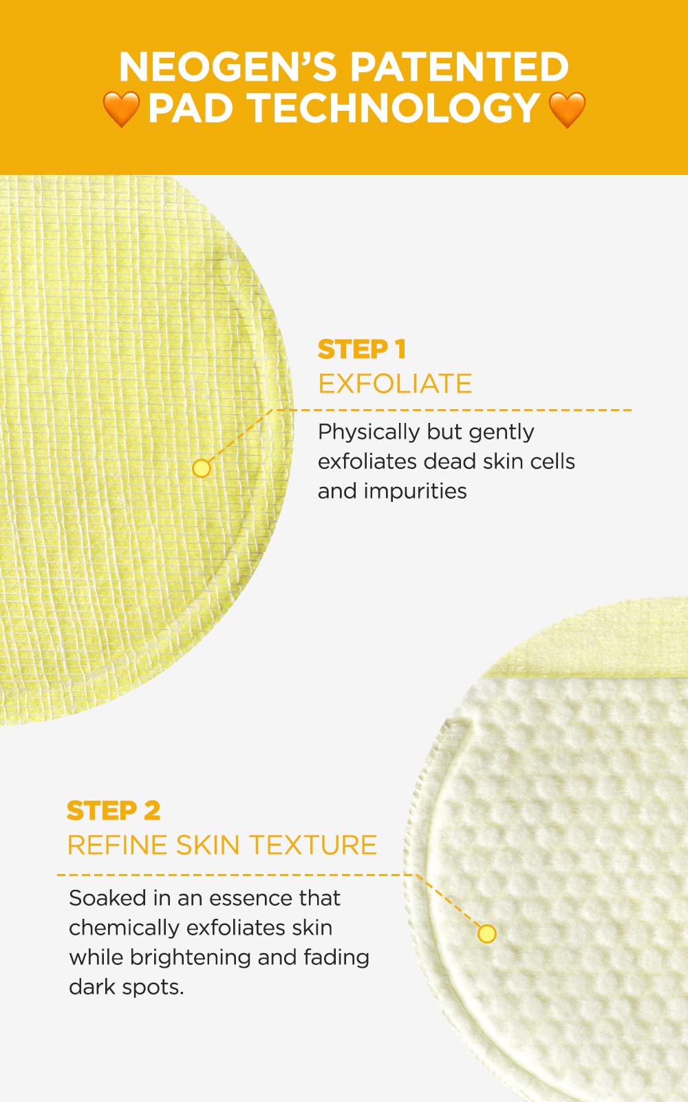 DERMALOGY by NEOGENLAB Bio-Peel Gauze Peeling Pads (Lemon, 30 pads) - Exfoliating & Brightening Peeling Pad with PHA & Lemon & Lemongrass - Korean Beauty & Personal Care DERMALOGY by NEOGENLAB