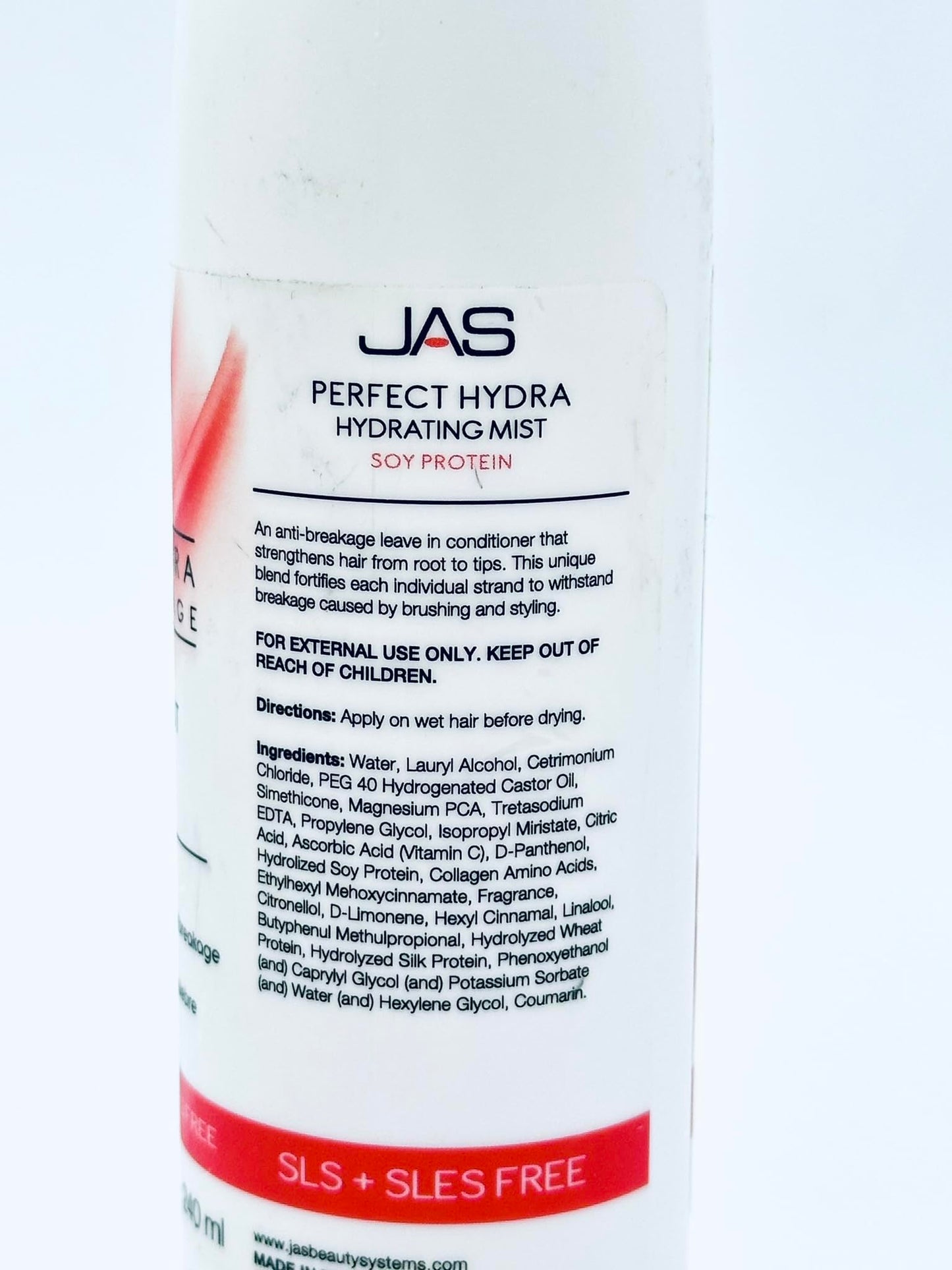 JAS Perfect Hydra Anti-breakage Shampoo & Conditioner 16 oz, Hydrating Mist 8 oz with Linseed Oil + Soy Protein "Free Starry Sexy Kiss Lip Plumping 10 Beauty & Personal Care JAS Systems