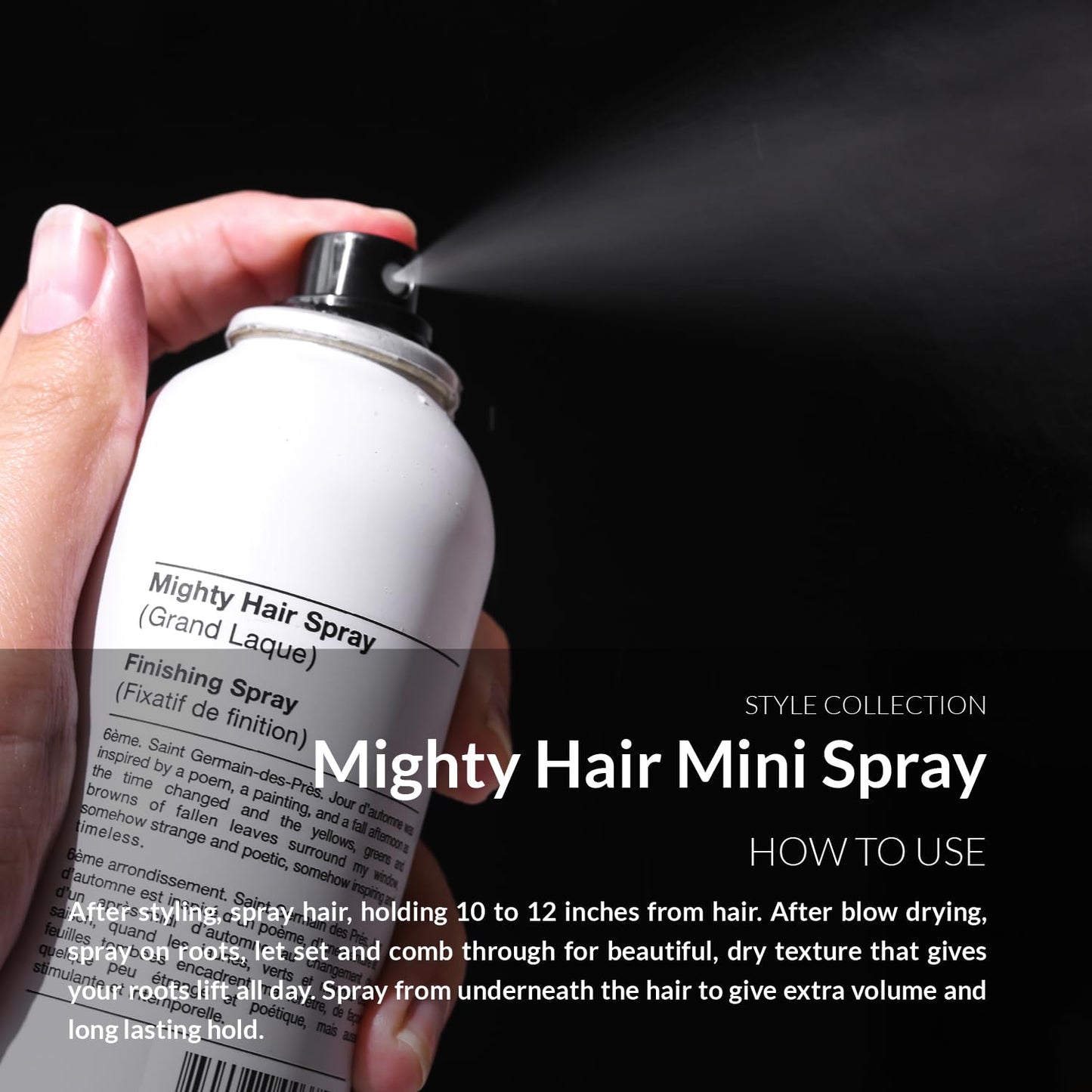 Number 4 Mini Hairspray for Women and Men, Travel-size Strong Hold Hair Spray, 2.0 oz Beauty & Personal Care Number 4