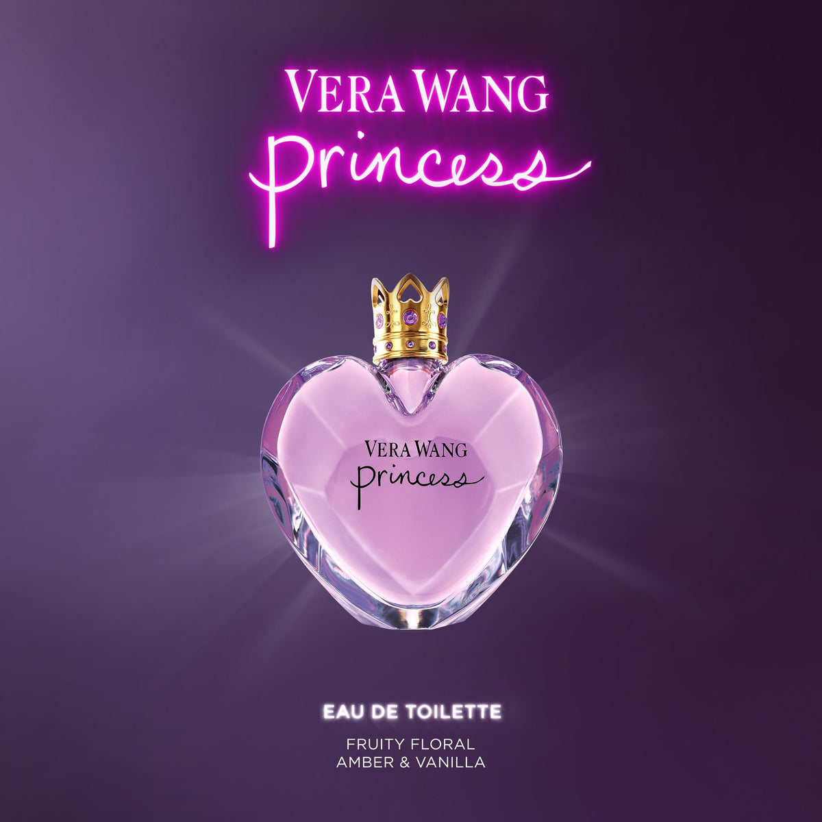 Vera Wang Princess Eau de Toilette 1.7 fl oz (Pack of 1), Notes of Apple, Quava, and Vanilla, Women's Fragrance, Long Lasting, Everyday Fragrance Beauty & Personal Care Vera Wang
