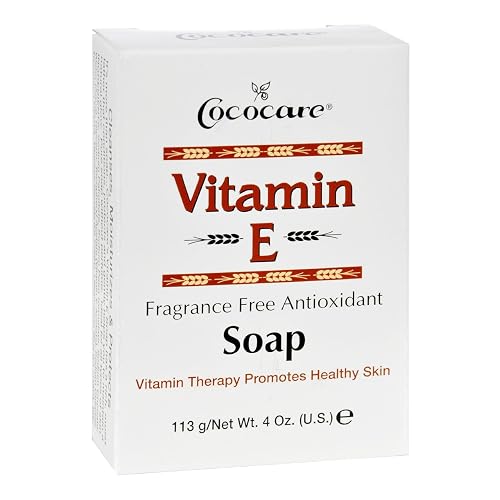 Cococare Vitamin E Soap 4 oz (Pack of 4) Beauty & Personal Care COCOCARE