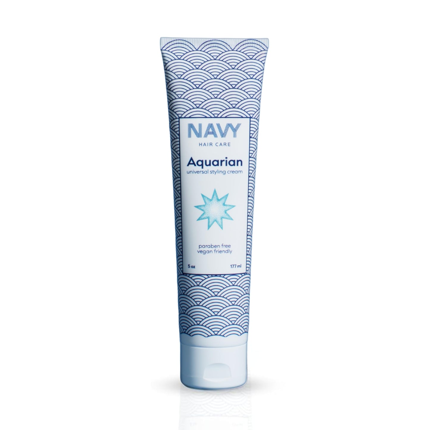 NAVY HAIR CARE Aquarian 3-in-1 Styling Cream | Lightweight Smoothing Leave-In, Heat Protectant & Curl Defining Cream | Anti-Frizz, UV Protection Beauty & Personal Care NAVY HAIR CARE