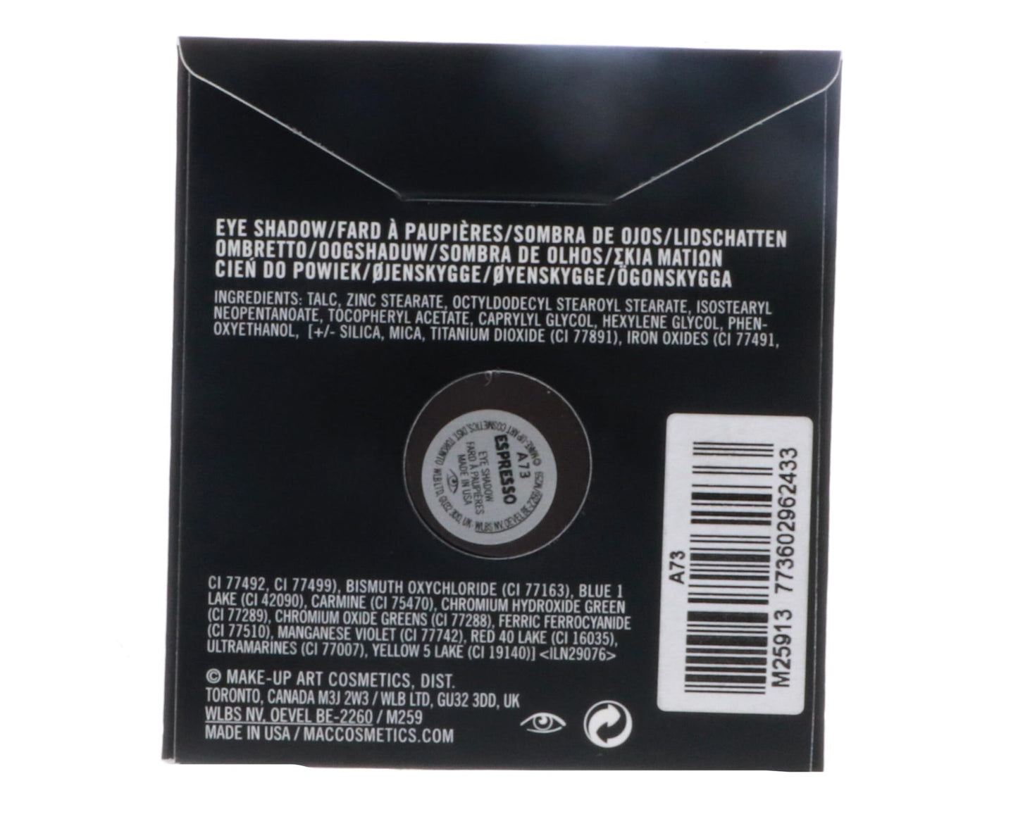 Mac Pro Palette Refill Pan Eyeshadow - Espresso Beauty & Personal Care MAC