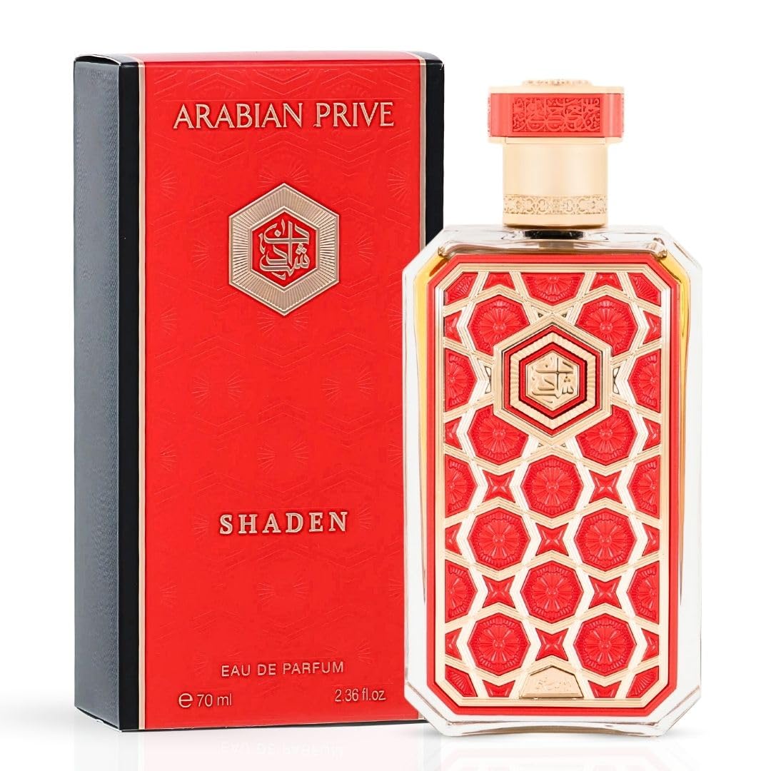 RASASI Arabian Prive Shaden Eau de Parfum Spray 70ml (2.36 Oz) | Luxury Warm Spicy Perfume with Raspberry, Rose & Sandalwood | Luxurious Arabian Beauty & Personal Care RASASI