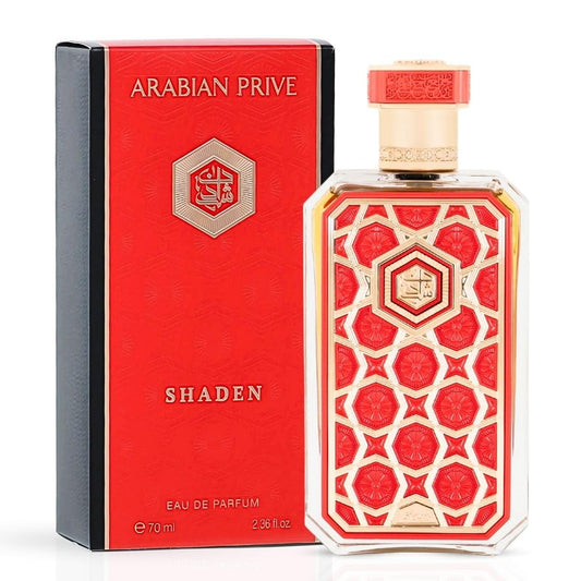 RASASI Arabian Prive Shaden Eau de Parfum Spray 70ml (2.36 Oz) | Luxury Warm Spicy Perfume with Raspberry, Rose & Sandalwood | Luxurious Arabian Beauty & Personal Care RASASI