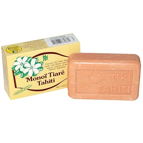 Soap Bar Sandalwood Monoi Tiare Cosmetics 4.6 oz Bar Soap Beauty & Personal Care Monoi Tiare Tahiti
