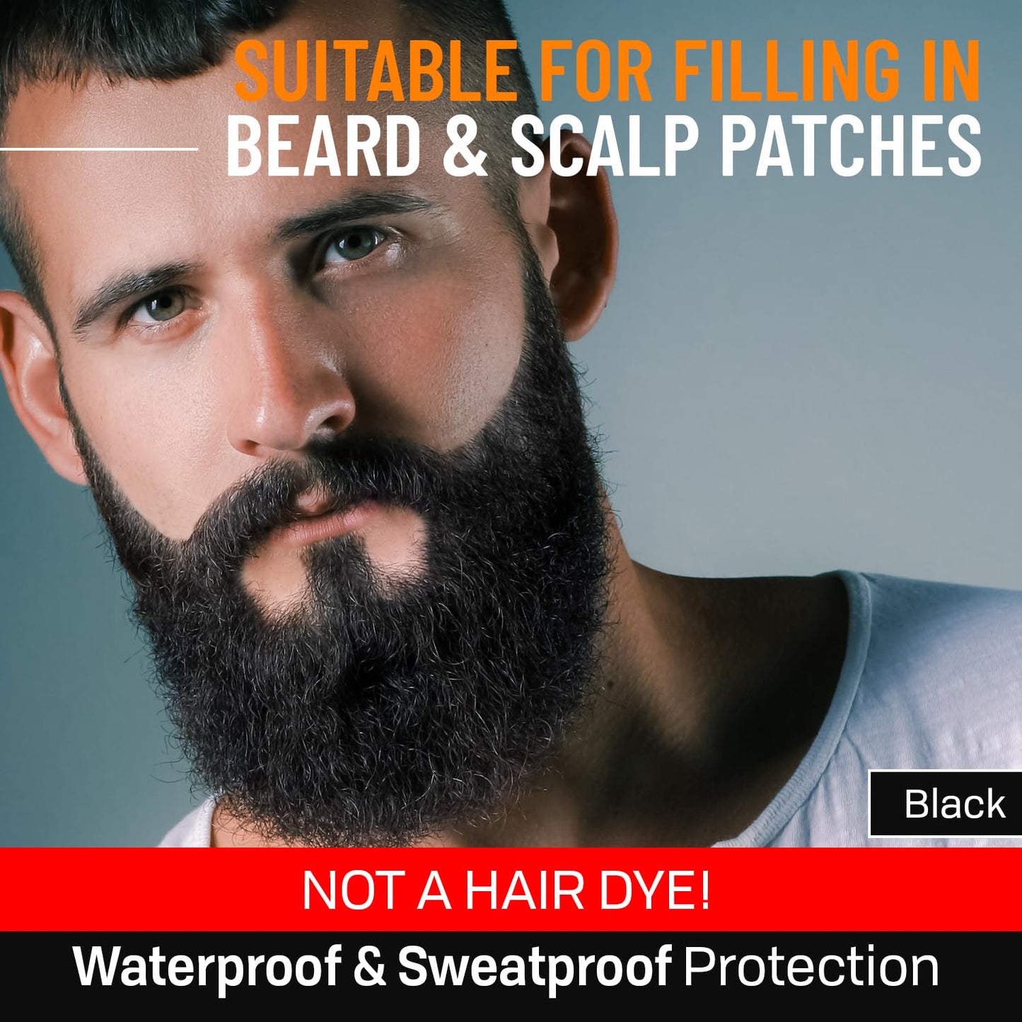 Beard Pen Filler for Men - Barber Styling Grooming Pencil, Waterproof & Sweat Proof, Long Lasting, Natural Finish, Cover Beard & Scalp Patches Beauty and Personal Care FOLLICLE BOOSTER