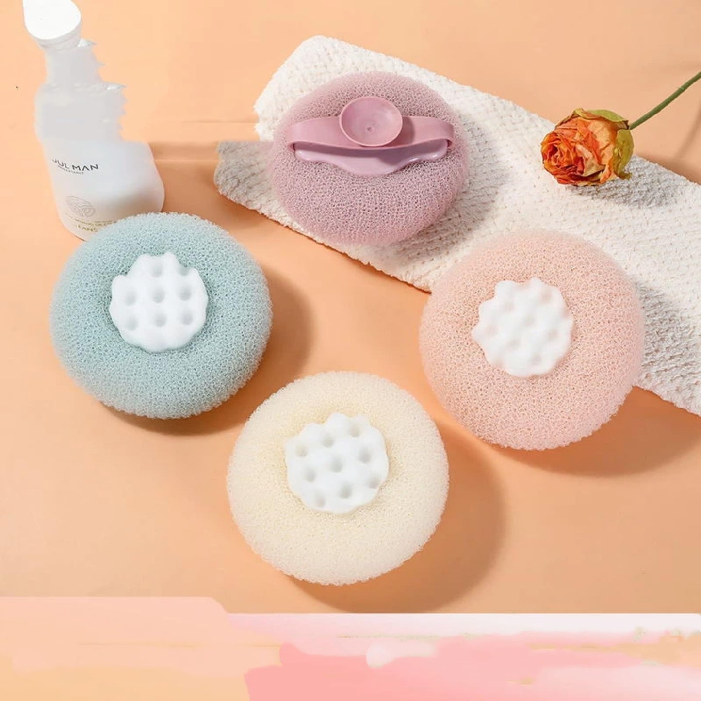 Massage Bath Ball, Exfoliation, scrubbing, mud scrubbing, Back scrubbing, Bath Towel scrubbing Beauty and Personal Care PXUYANSGZ