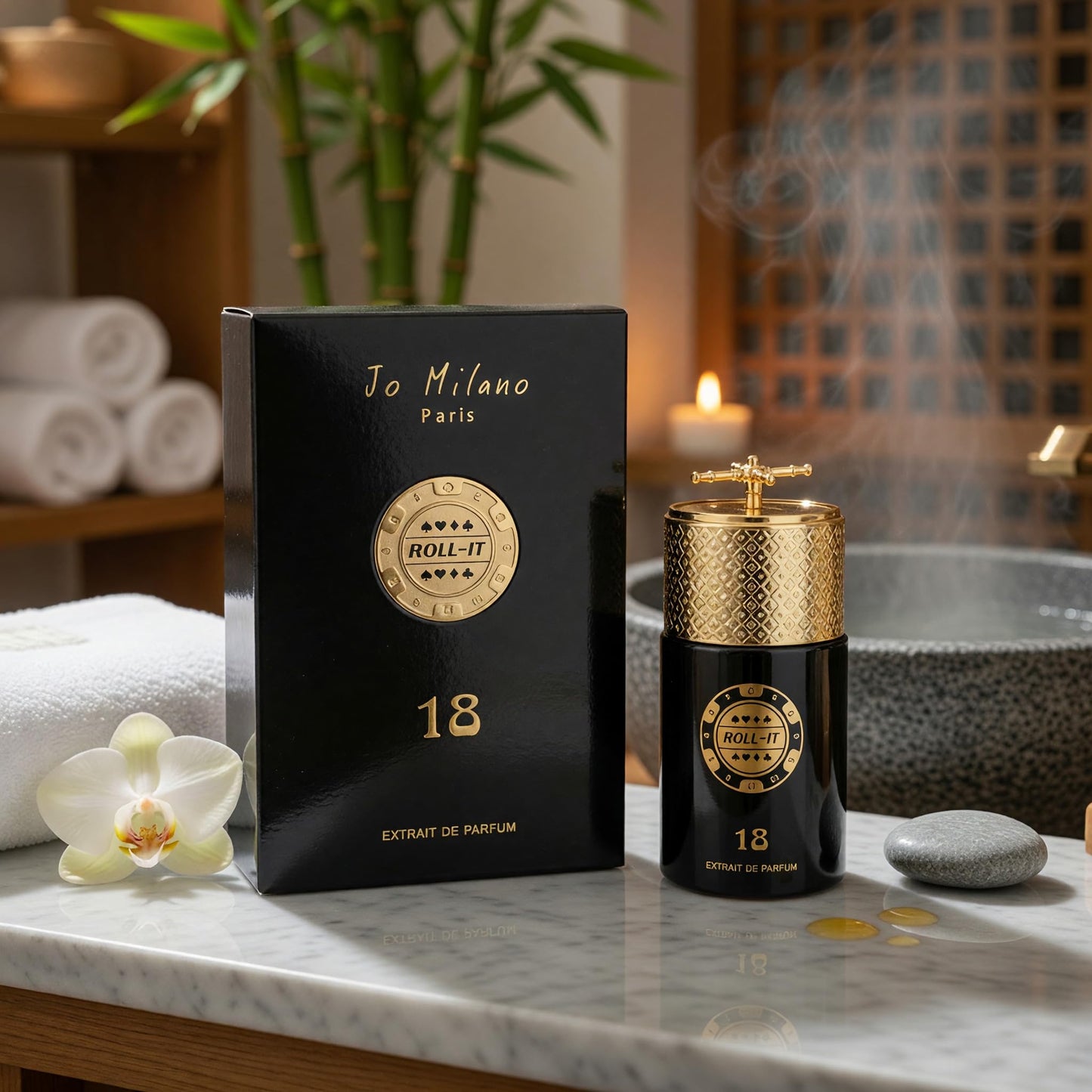Jo Milano Roll It #18 Extrait De Parfum Spray, 3.4 Ounce (Unisex) Beauty & Personal Care Jo Milano Paris