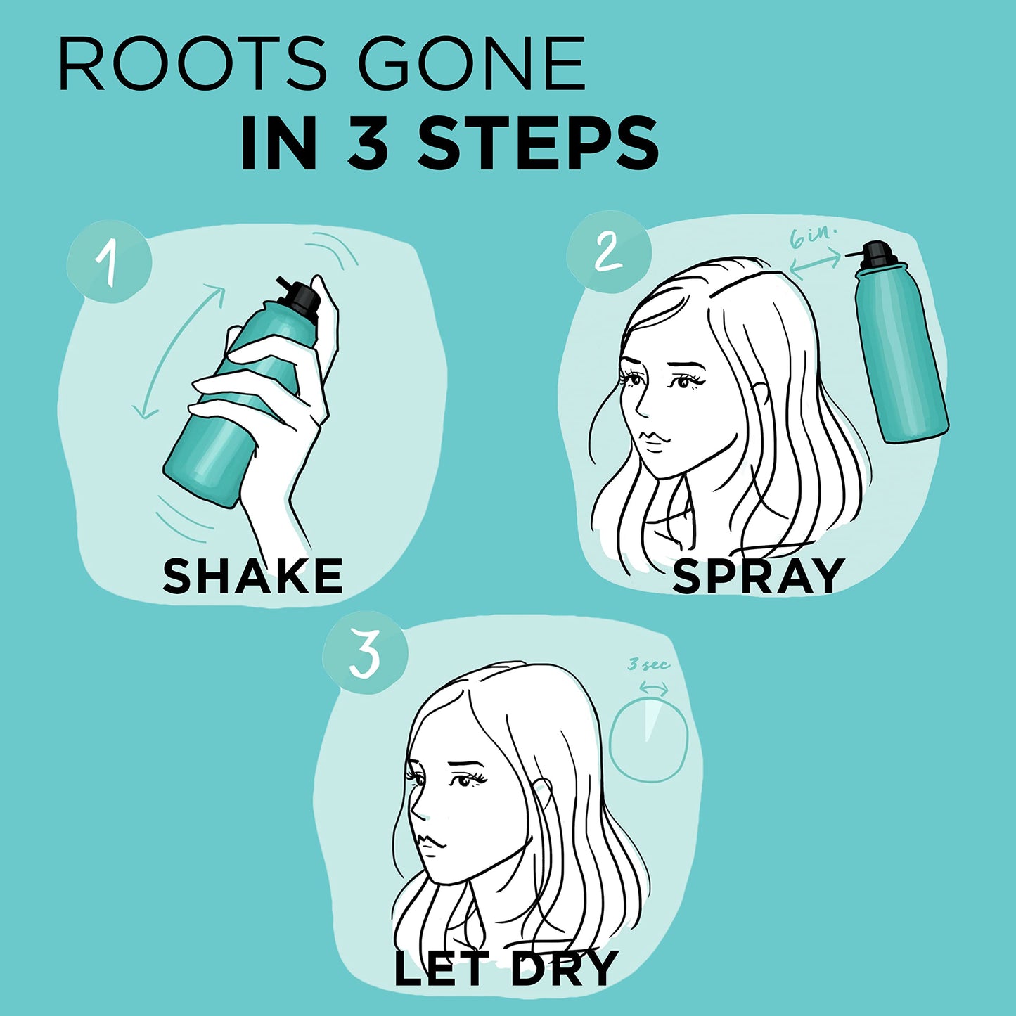 L'Oreal Paris Magic Root Cover Up Temporary Concealer Spray for Gray Hair, Bright Red, 2 Oz Beauty & Personal Care L'Oreal Paris