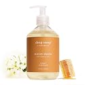 Deep Steep Liquid Hand Wash, Honey Blossom, 17.6 oz - Moisturizing Cleanser with Olive Oil, Aloe Vera, Glycerin & Hyaluronic Acid - Vegan, Clean Beauty & Personal Care Deep Steep
