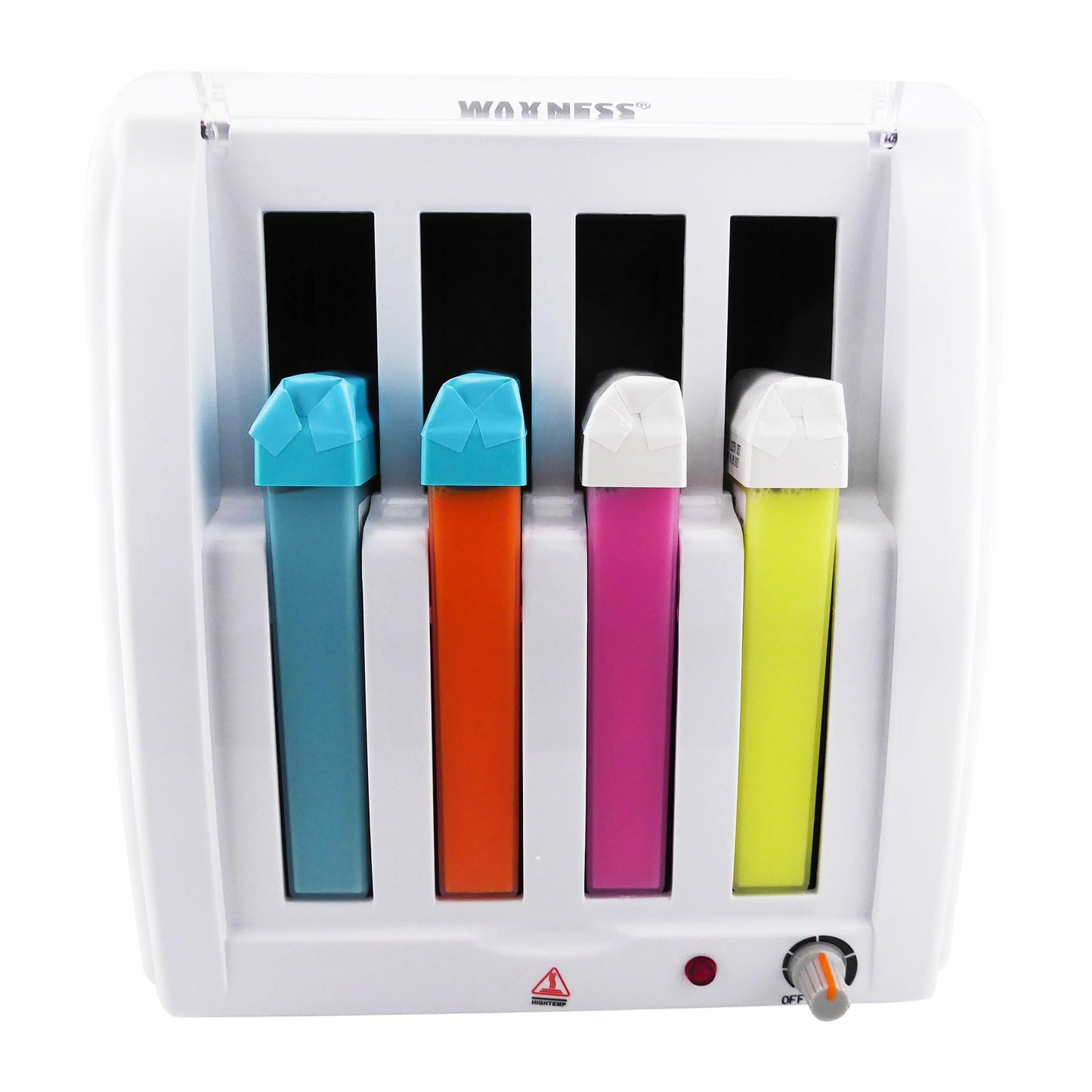Waxness Cartridge Wax Warmer Kit - Professional Roll-On Heater with 4 Cartridges Included - Hair Removal Starter Set for Salon & Home Use Beauty and Personal Care Waxness