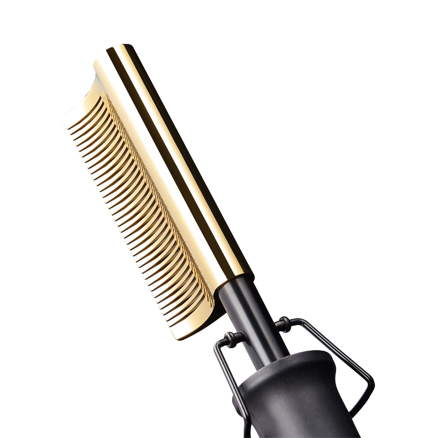 Red by Kiss Hot Comb Hair Straightener 450 Degrees, Curved Electric Heating Comb, Pressing Comb Brush for Straightening Hair and Beard, Curling Iron Beauty & Personal Care Red by Kiss