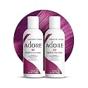 Adore Semi Permanent Hair Color (083 Fiesta Fuchsia) (2 Pack) | Vegan & Cruelty-Free Purple Hair Dye | No Ammonia, No Peroxide, No Alcohol | 4 Fl Oz Beauty & Personal Care Adore