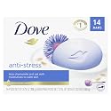 Dove Beauty Bar Gentle Cleanser Moisturizes To Calm Skin Anti-Stress Cream Bar Gentle Bar Soap Cleanser Made With 1/4 Moisturizing Cream 3.75 oz 14 Beauty & Personal Care Dove
