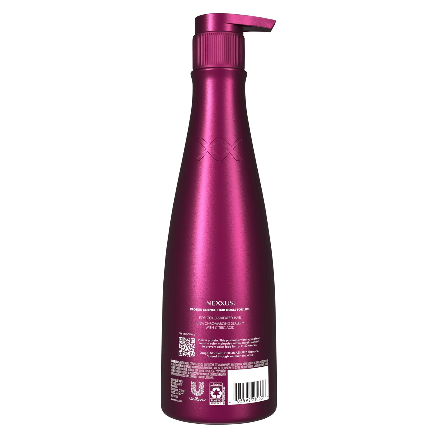 Nexxus COLOR ASSURE Conditioner for Vibrancy for Color Treated Hair Powered by CHROMABOND SEALER with Citric Acid 13.5 oz Beauty & Personal Care Nexxus