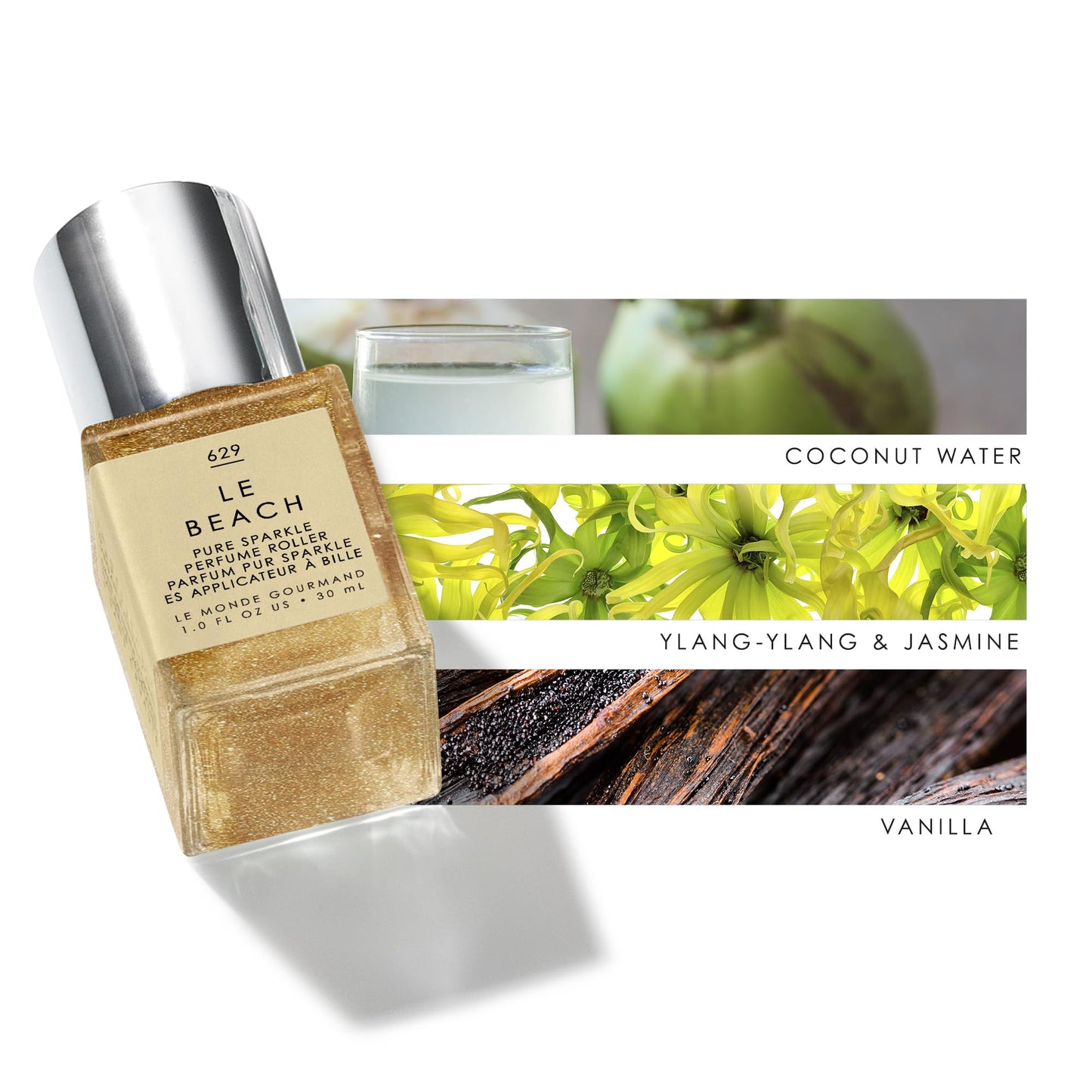 Le Monde Gourmand Le Beach Perfume Oil - 1 fl oz | 30ml Beauty & Personal Care Le Monde Gourmand