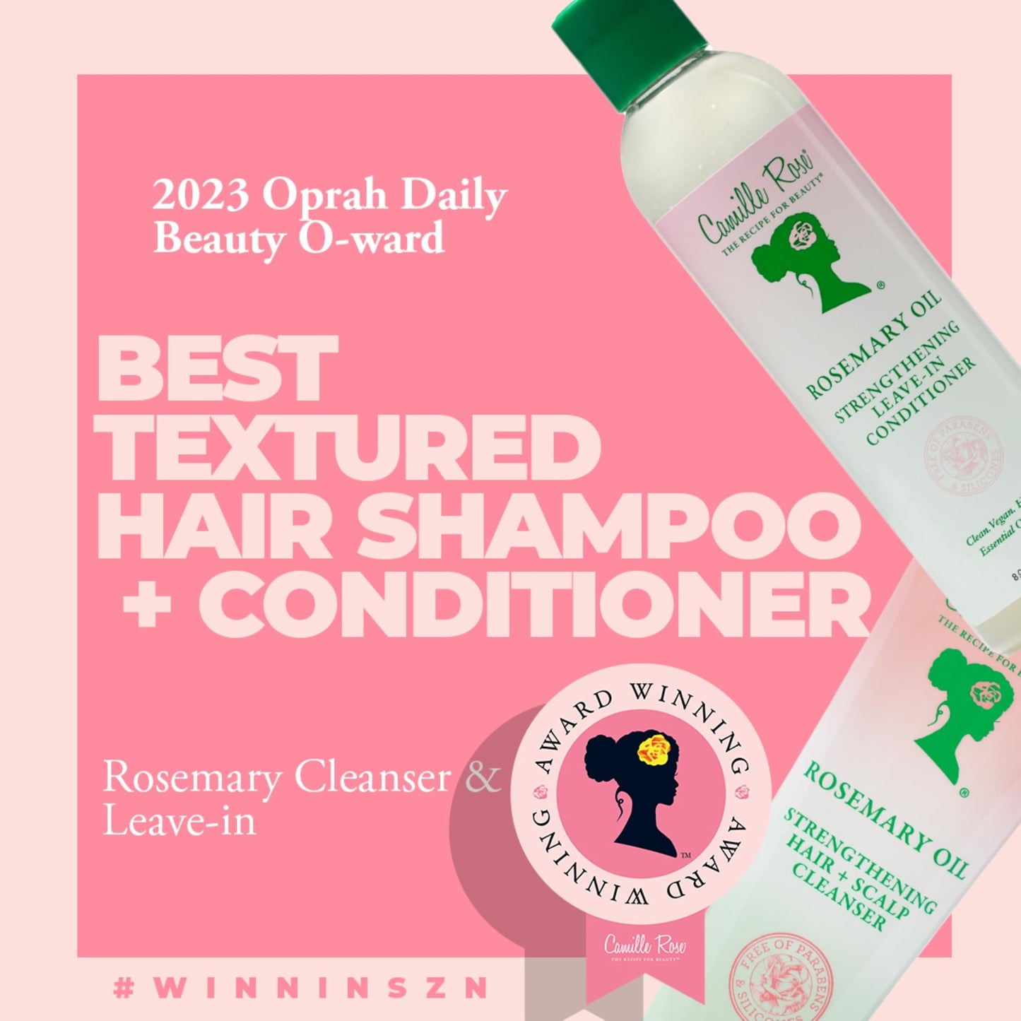 Camille Rose Rosemary Oil Hair and Scalp Cleanser with Castor, Peppermint & Rosemary Oils to Encourage Hair Growth & Remove Build Up, 8.5 fl oz Beauty & Personal Care Camille Rose