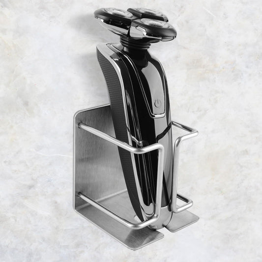 Linkidea Wall Mounted Electric Razor Holder Wall Mounted Stainless Steel Wall Mounted Electric Razor Storage Shelves Bathroom Accessories for Home Beauty and Personal Care Linkidea