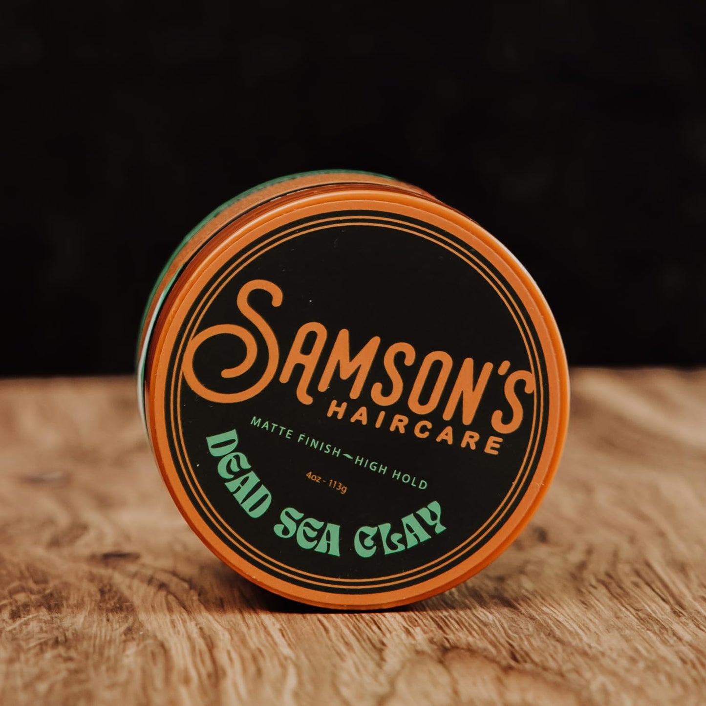 SAMSON'S HAIRCARE Dead Sea Hair Styling Clay, Nourishing and Revitalizing Hair, With Black Hawaiian Sea Salt, High Hold, Ultra-Matte Finish, 4 oz. Beauty & Personal Care SAMSON'S HAIRCARE