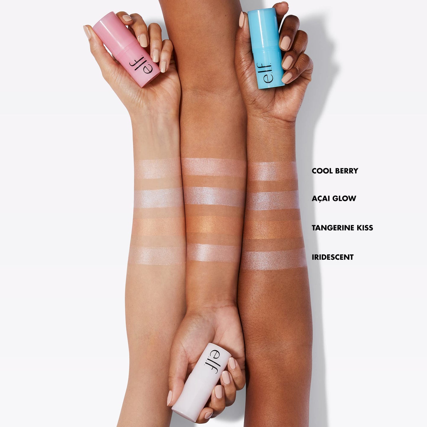 e.l.f. Daily Dew Stick, Cooling Highlighter Stick For Dewy Skin, Gives Your Complexion A Radiant Glow, Vegan & Cruelty-Free, Iridescent Beauty & Personal Care e.l.f.