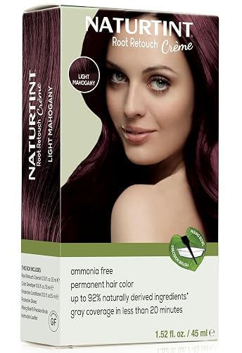 Naturtint Light Mahogany Root Retouch Crème Permanent Hair Color - Ammonia Free, Conceal Grays, No Artificial Scent, 1.52 Fl Oz Beauty & Personal Care Naturtint