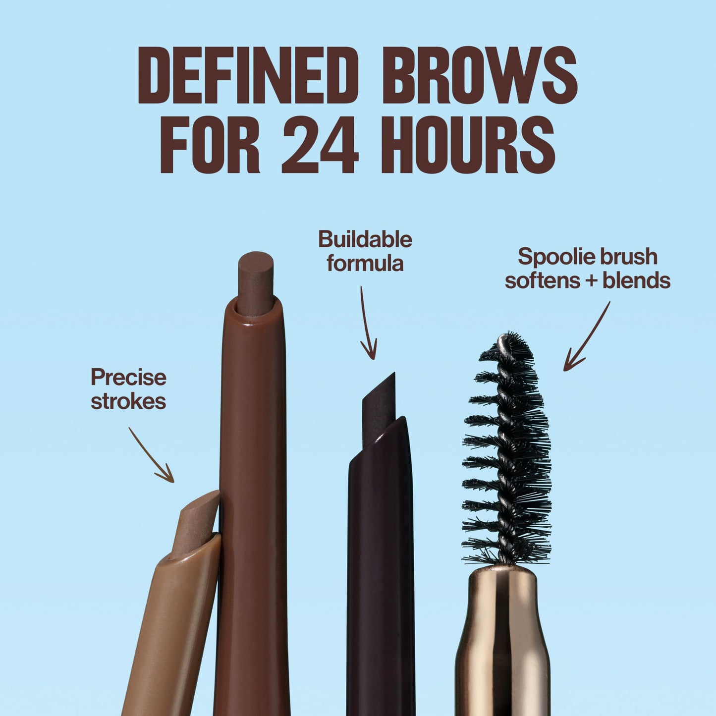 Revlon ColorStay Eyebrow Pencil with Spoolie Brush, Waterproof, Hair-Like Strokes, Stocking Stuffer for Her, 205 Blonde, 0.021 oz Beauty & Personal Care REVLON