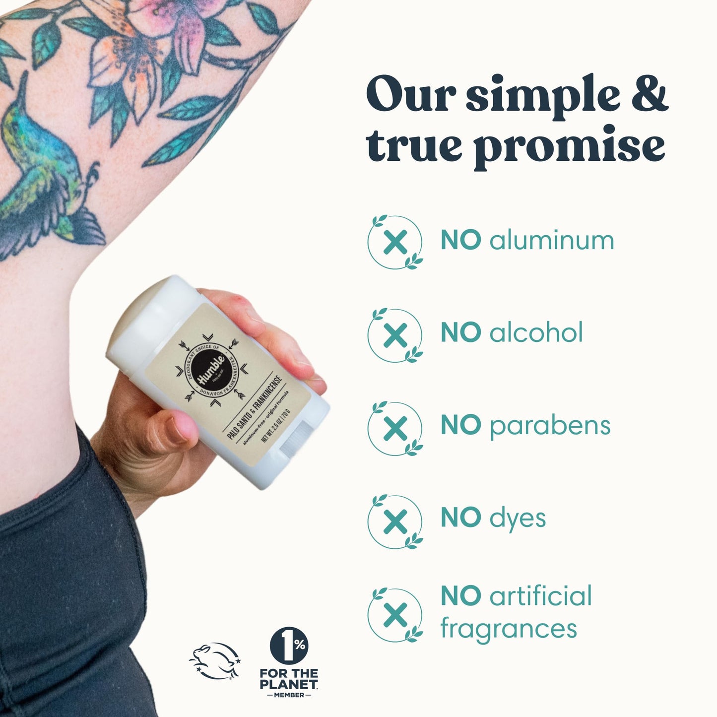 Humble Aluminum-Free Deodorant for Women & Men, Zesty & Earthy Variety Pack - Clean & Fresh Natural Deodorant Stick with Essential Oils Beauty and Personal Care HUMBLE SIMPLE AND TRUE.