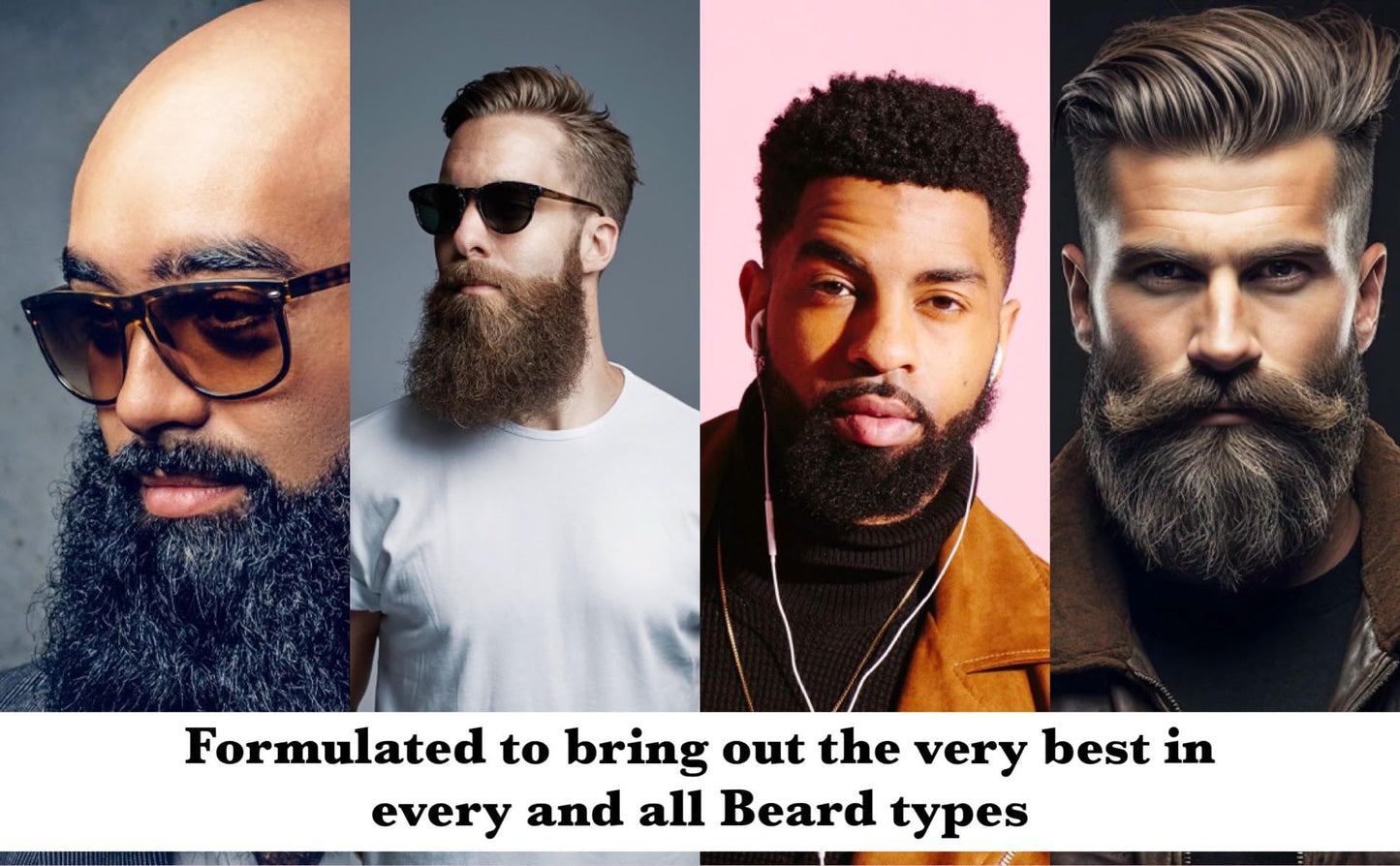 G.B.S Men's Beard Grooming Kit - Beard Oil, Growth Serum with Biotin, Balm, Brush and Comb Gift Set Beauty and Personal Care G.B.S