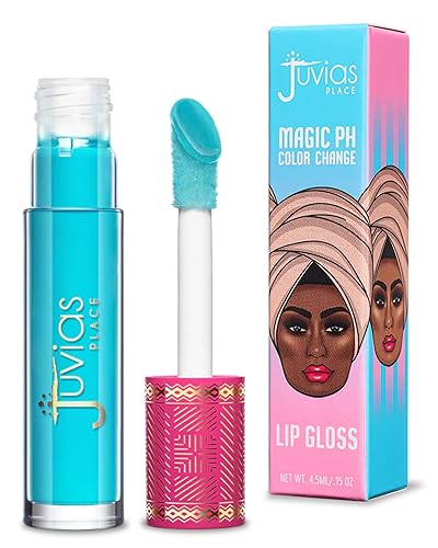 Juvia's Place Magic pH Color Change Lip Gloss - Mood - High-Gloss Shine pH Balance Lip Gloss w/Color Changing Tint, Lightweight Non-Sticky Finish Beauty & Personal Care Juvia's Place