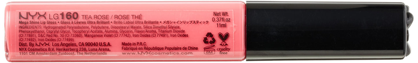 NYX Professional Makeup Mega Shine Lip Gloss, Tea Rose, 0.37 Ounce Beauty & Personal Care NYX PROFESSIONAL MAKEUP