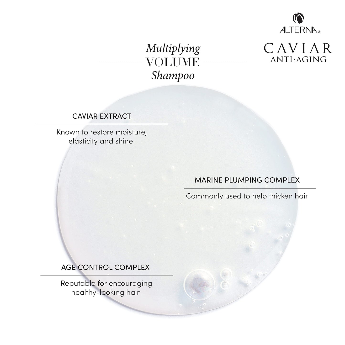 Alterna Caviar Anti-Aging Multiplying Volume Shampoo, 8.5 Fl Oz(Pack of 1) Beauty & Personal Care Alterna