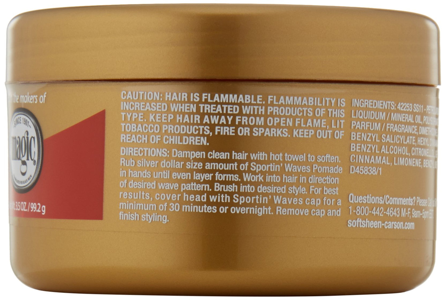 Softsheen-Carson Sportin' Waves Maximum Hold Pomade, 3.5 oz Beauty & Personal Care SoftSheen