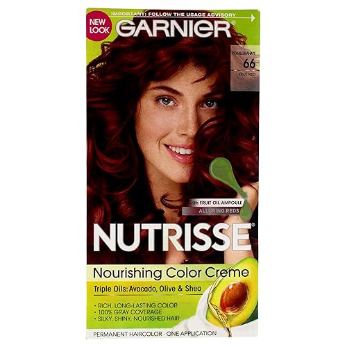Garnier Nutrisse Nourishing Color Creme, True Red [66] 1 ea Beauty & Personal Care Garnier