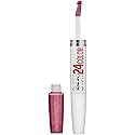 Maybelline Super Stay 24, 2-Step Liquid Lipstick Makeup, Long Lasting Highly Pigmented Color with Moisturizing Balm, Frozen Rose, Mauve Pink, 1 Count Beauty & Personal Care MAYBELLINE