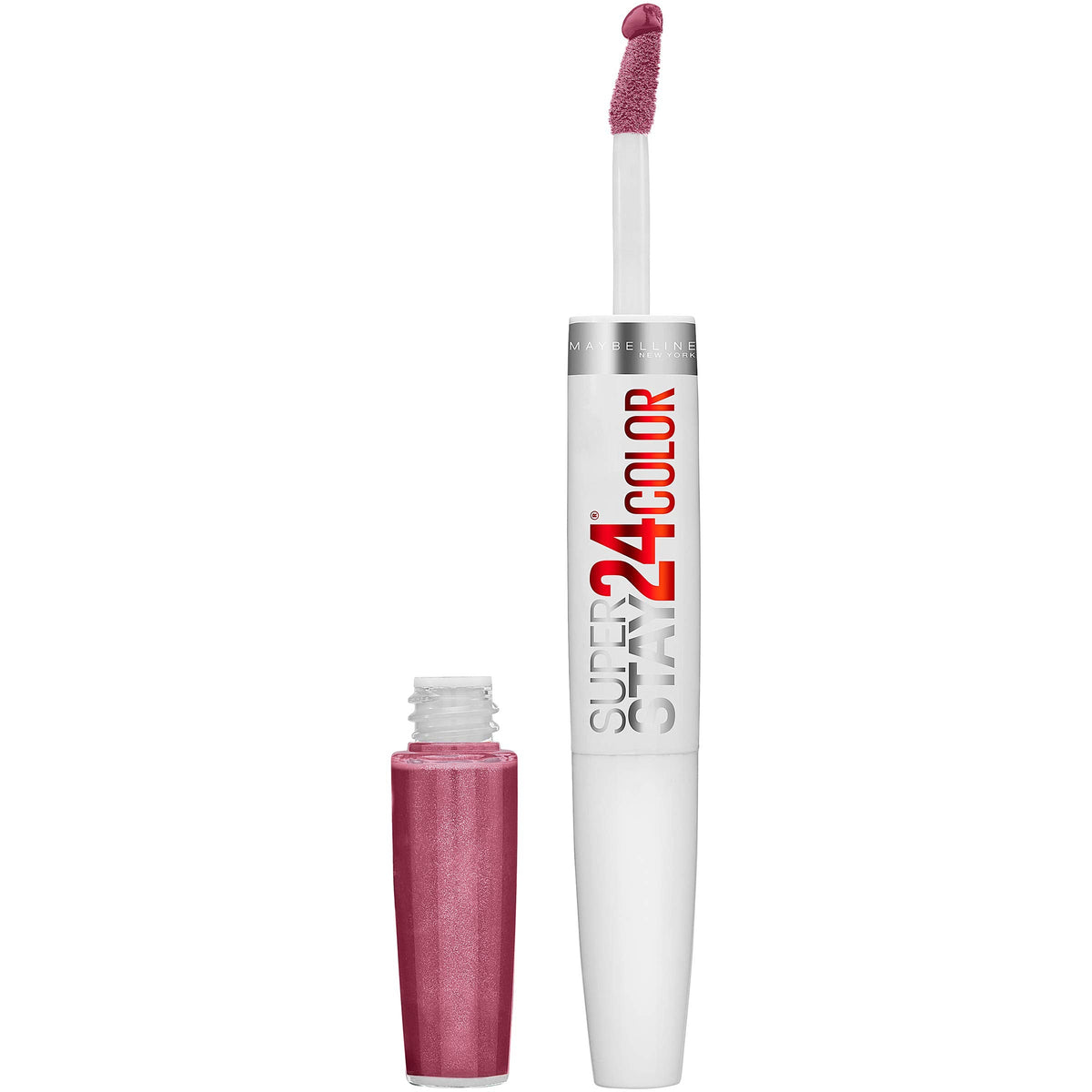 Maybelline Super Stay 24, 2-Step Liquid Lipstick Makeup, Long Lasting Highly Pigmented Color with Moisturizing Balm, Frozen Rose, Mauve Pink, 1 Count Beauty & Personal Care MAYBELLINE