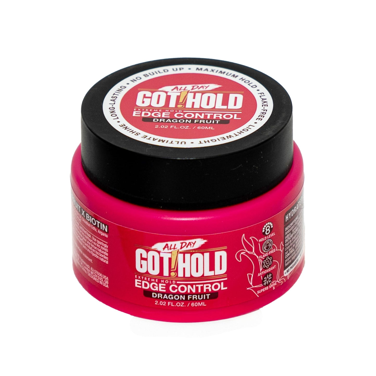 ALL DAY GOT HOLD Extreme hold Dragon Fruit Edge Control 2.02 fl.oz/60ml Beauty & Personal Care ALL DAY GOT HOLD