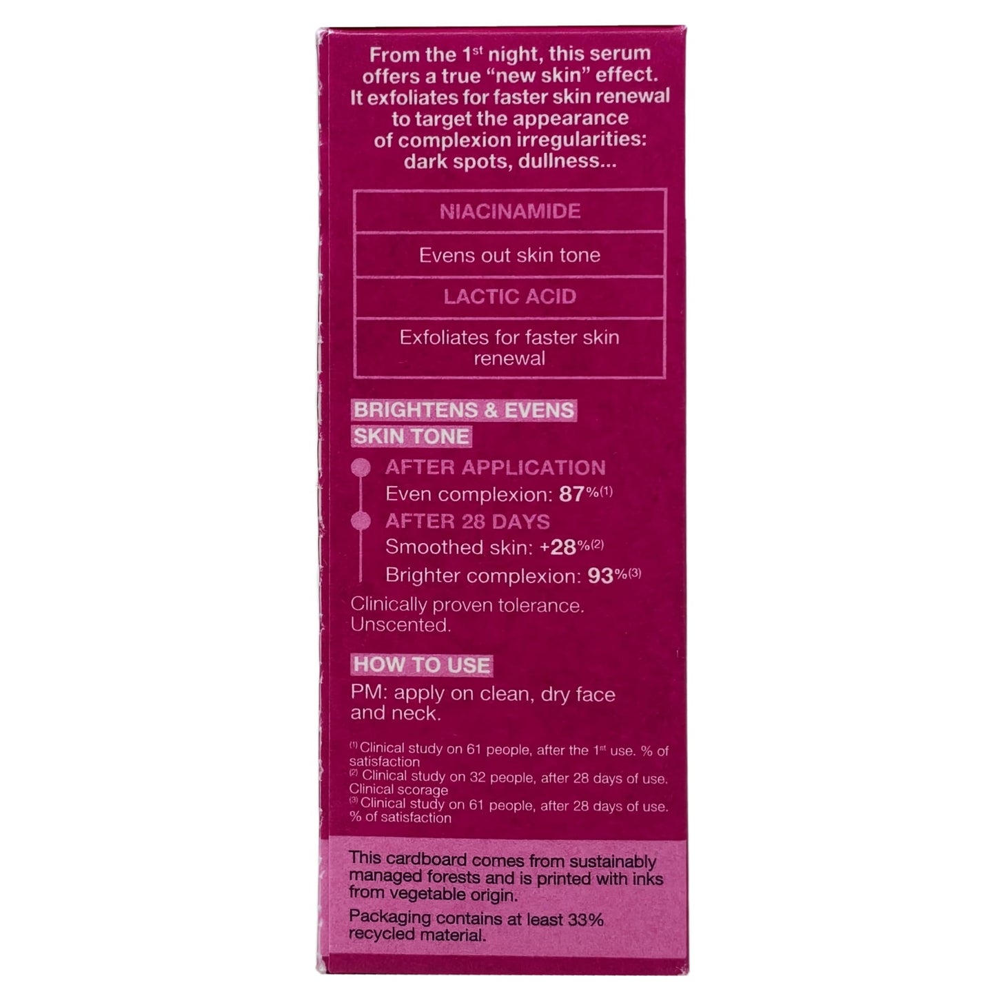 Sephora Exfoliate Resurfacing Serum Night with 5% Niacinamide + Lactic Acid - 30 mL / 1.01 fl oz Beauty & Personal Care SEPHORA