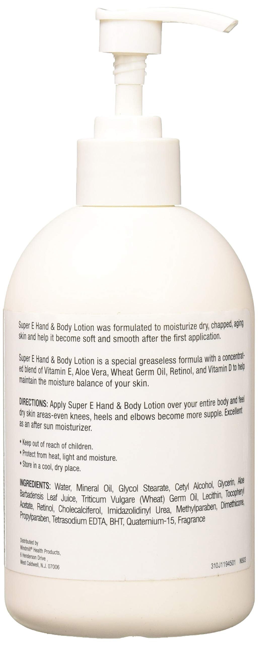 Super E Hand and Body Lotion, 16 oz. Beauty & Personal Care Windmill