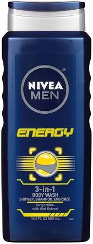 Nivea For Men Energy 3-in-1 Body Wash - 16.90 oz Beauty & Personal Care NIVEA
