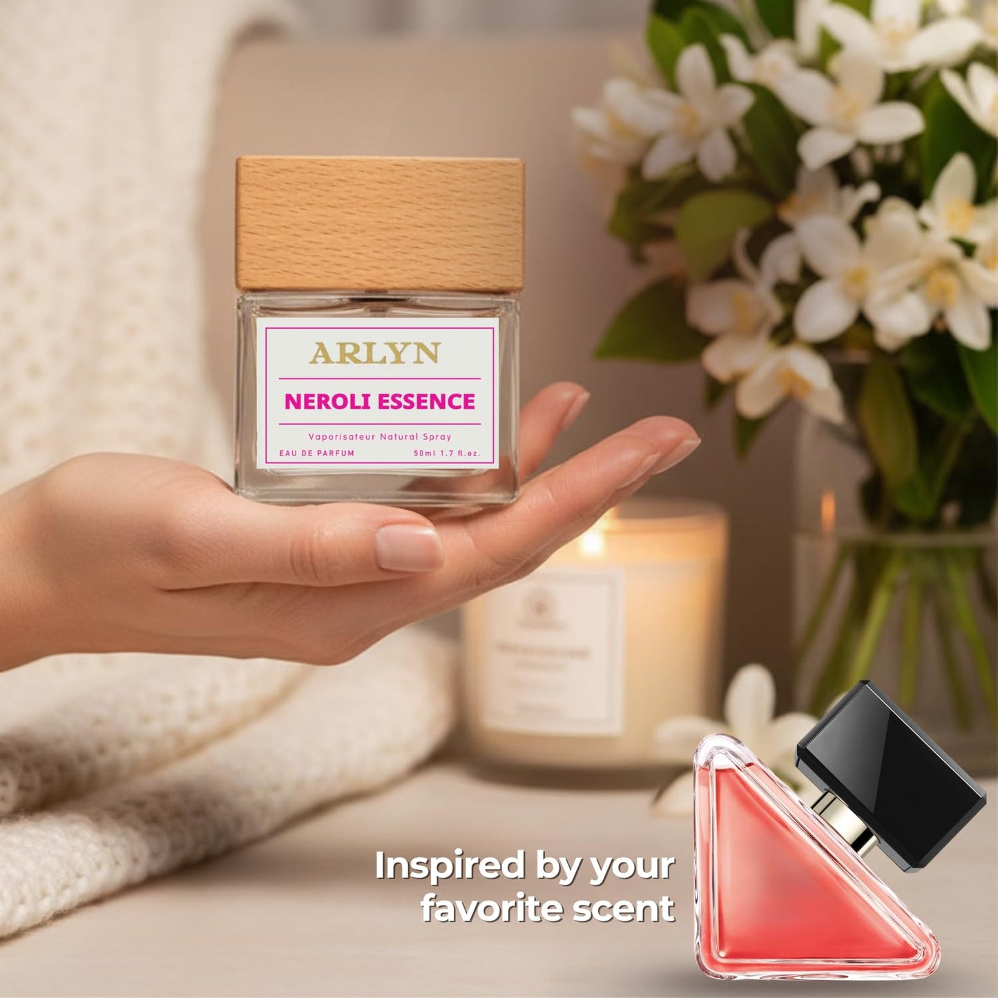 ARLYN Neroli Essence Eau De Parfum Inspired by Pr.da Pra.do.xe, Long-Lasting Perfume for Women, Vegan & Eco-Conscious with Clean Ingredients, Orange Beauty & Personal Care ARLYN BY BELLEVUE PARFUMS