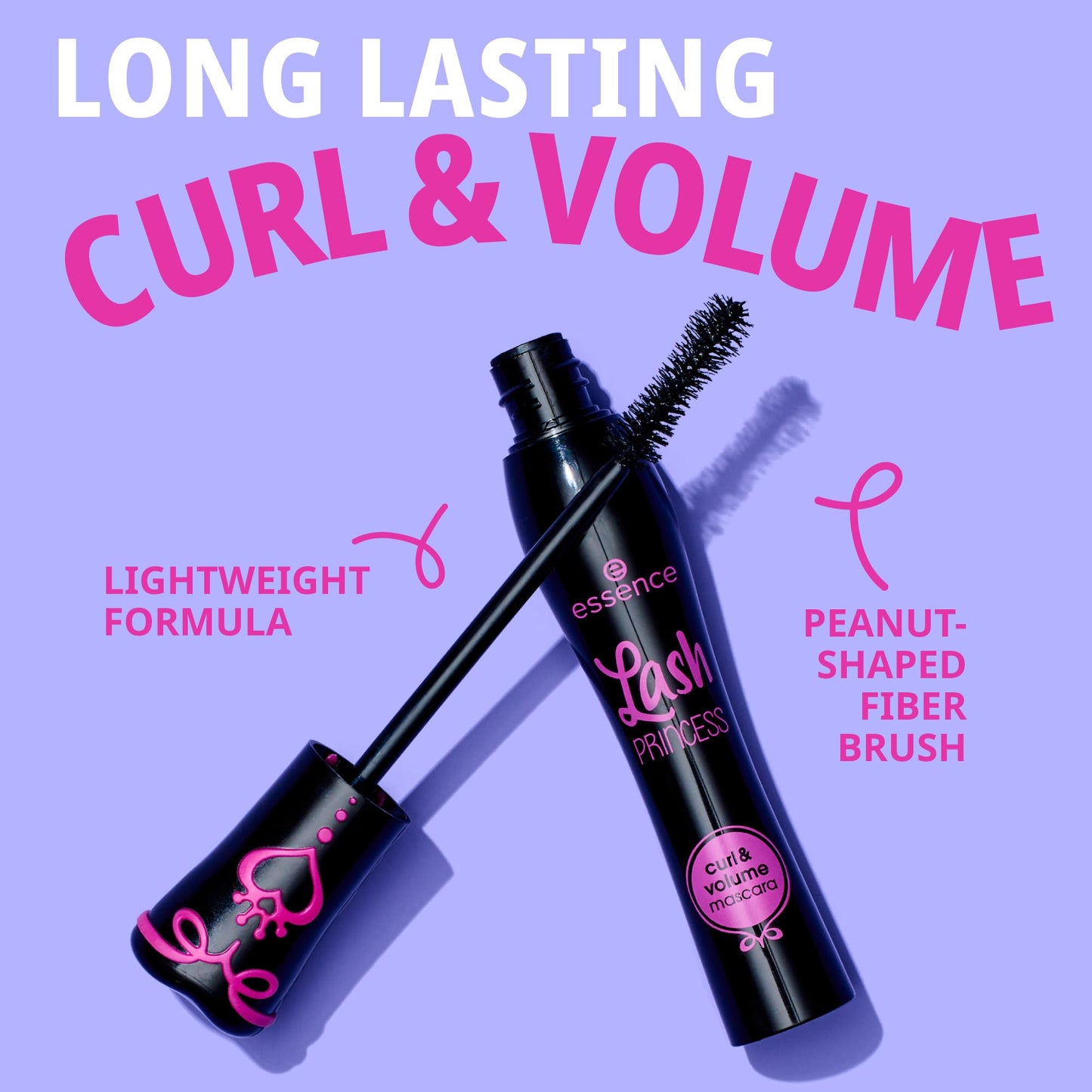 essence | Lash Princess Curl & Volume Mascara | Vegan & Cruelty Free Beauty and Personal Care Essence Cosmetics