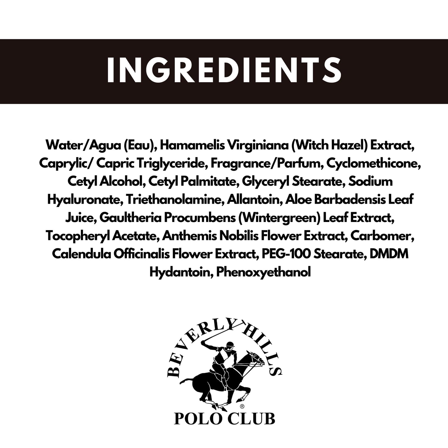 Beverly Hills Polo Club BHPC Active/Sport After Shave Balm for Men - Soothing Post-Shave Comfort with Luxury Lavender & Citrus Scent - 5oz Hydrating Beauty and Personal Care Beverly Hills Polo Club