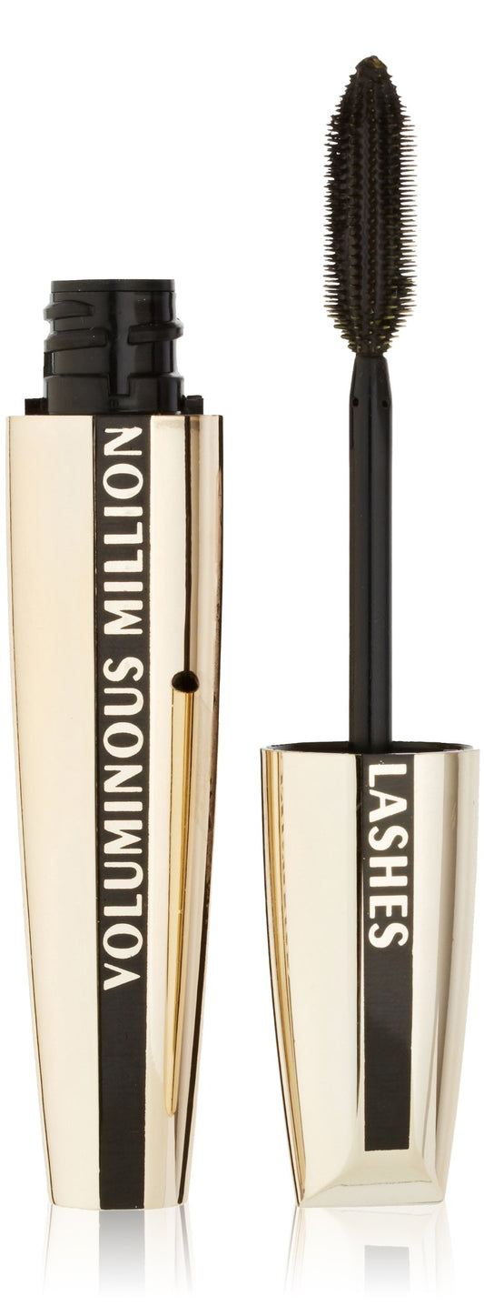 L'Oréal Paris Voluminous Million Lashes Mascara, Black Brown, 0.3 fl. oz.