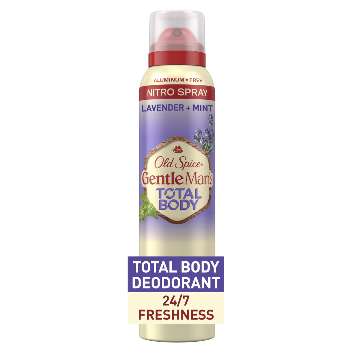Old Spice Whole Body Deodorant Spray for Men, Aluminum Free, Lavender + Mint Scent, 24/7 Odor Protection, 24/7 Lasting Freshness, Dermatologist Tested, Gentle on Skin, Safe to Use All Over, 3.5 oz Beauty & Personal Care Old Spice