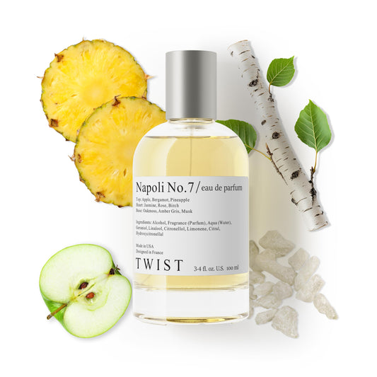 Twist - Napoli No. 7 - Eau De Parfum Inspired by Creed A.ventus, Long-Lasting Perfume For Men, Pineapple & Woods, Vegan, Clean Ingredients, Fragrance Beauty & Personal Care Twist