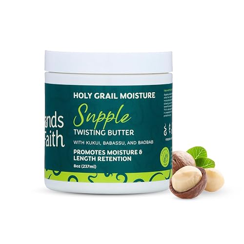 Strands of Faith Moisturizing Supple Twisting Butter | Holy Grail Collection | Including Babassu, Kukui, and Baobab Oil | Hydrates & Revitalizes Beauty & Personal Care Strands of Faith